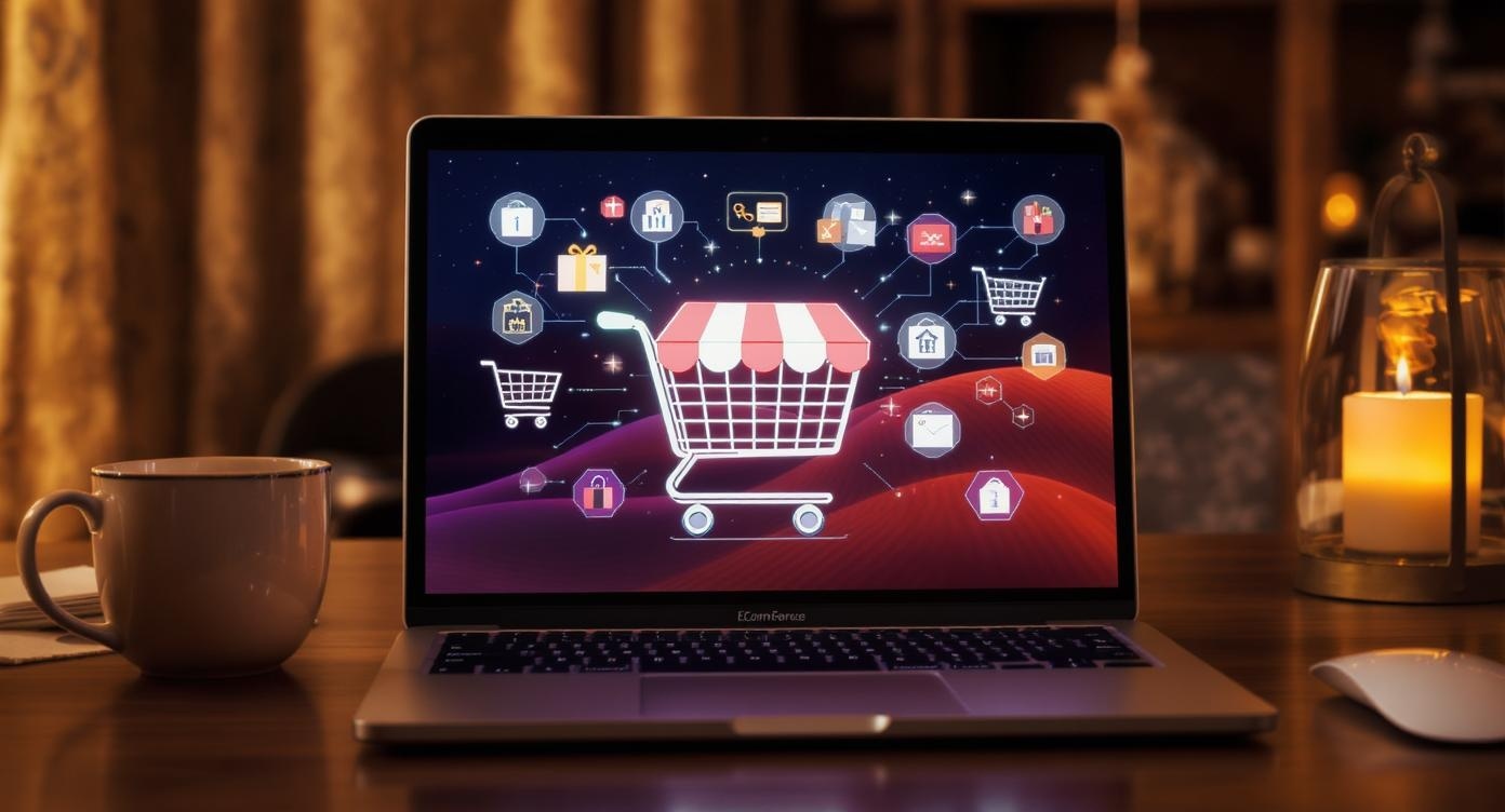 Workspace professionnel moderne pour e commerce au maroc avec interface de boutique en ligne