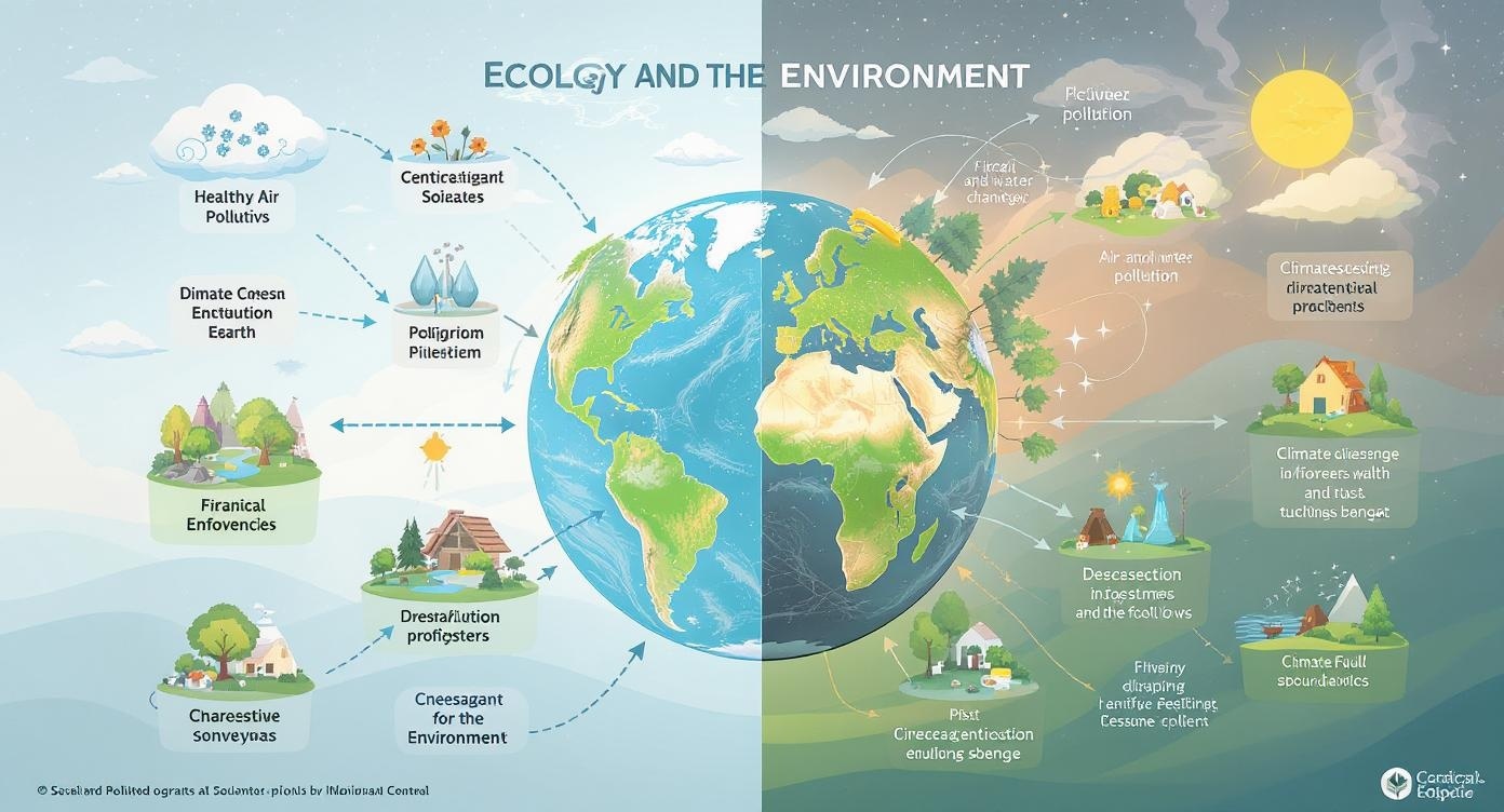 Ecology and Environment Educational Infographic