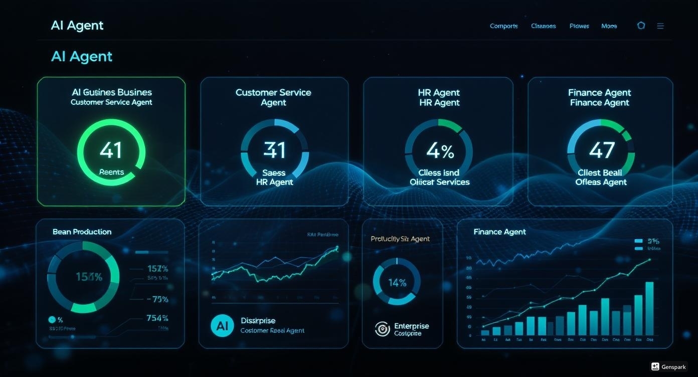 AI Agent商业应用仪表板