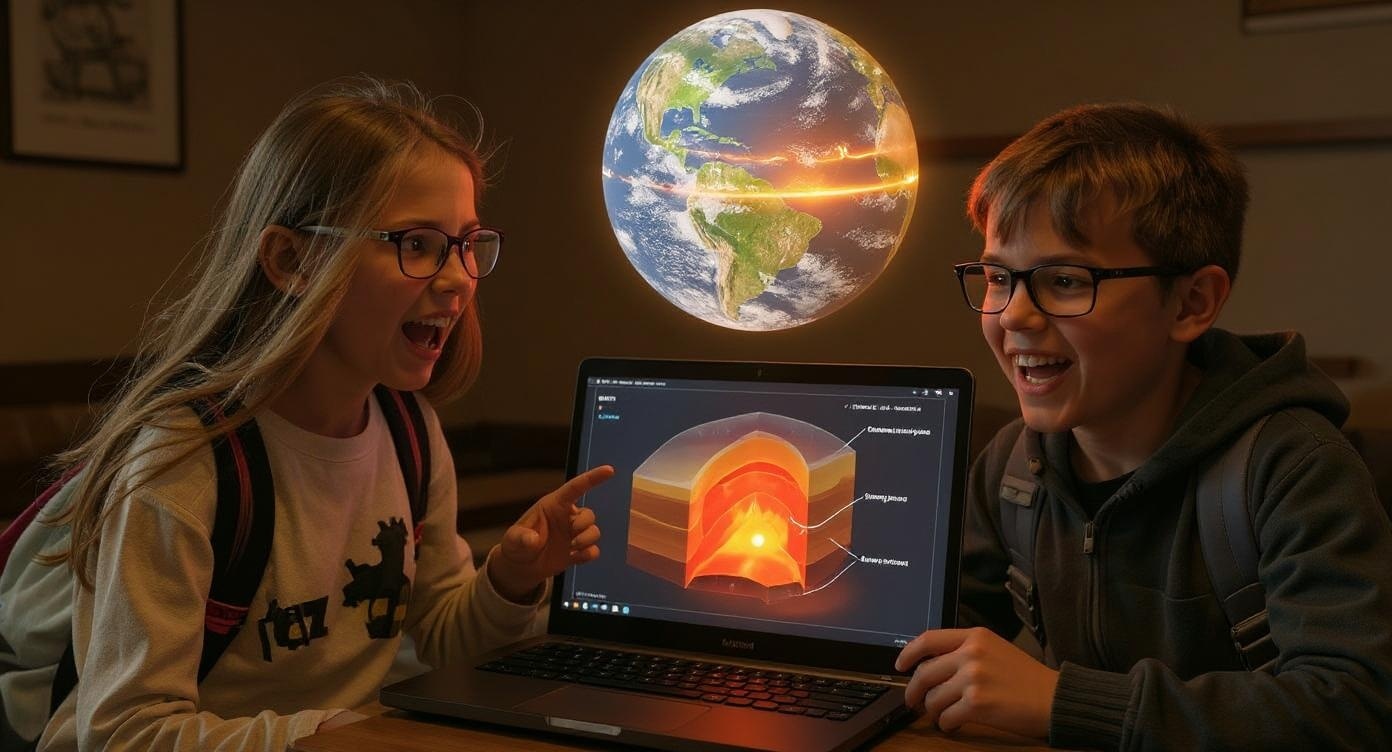 Learning about Earth's layers