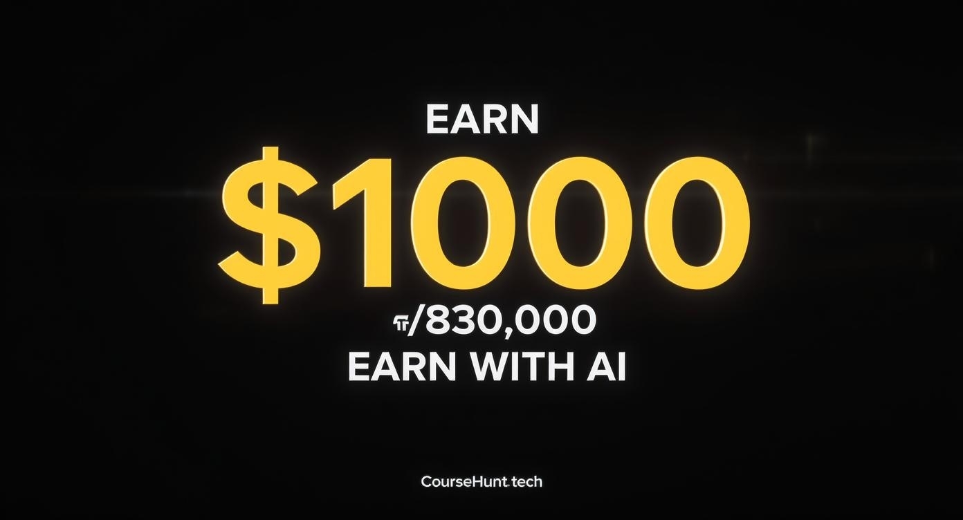 Earn $1000/Month (₹83,000+) with AI: 15 Proven Methods for Students Worldwide (2025 Guide)