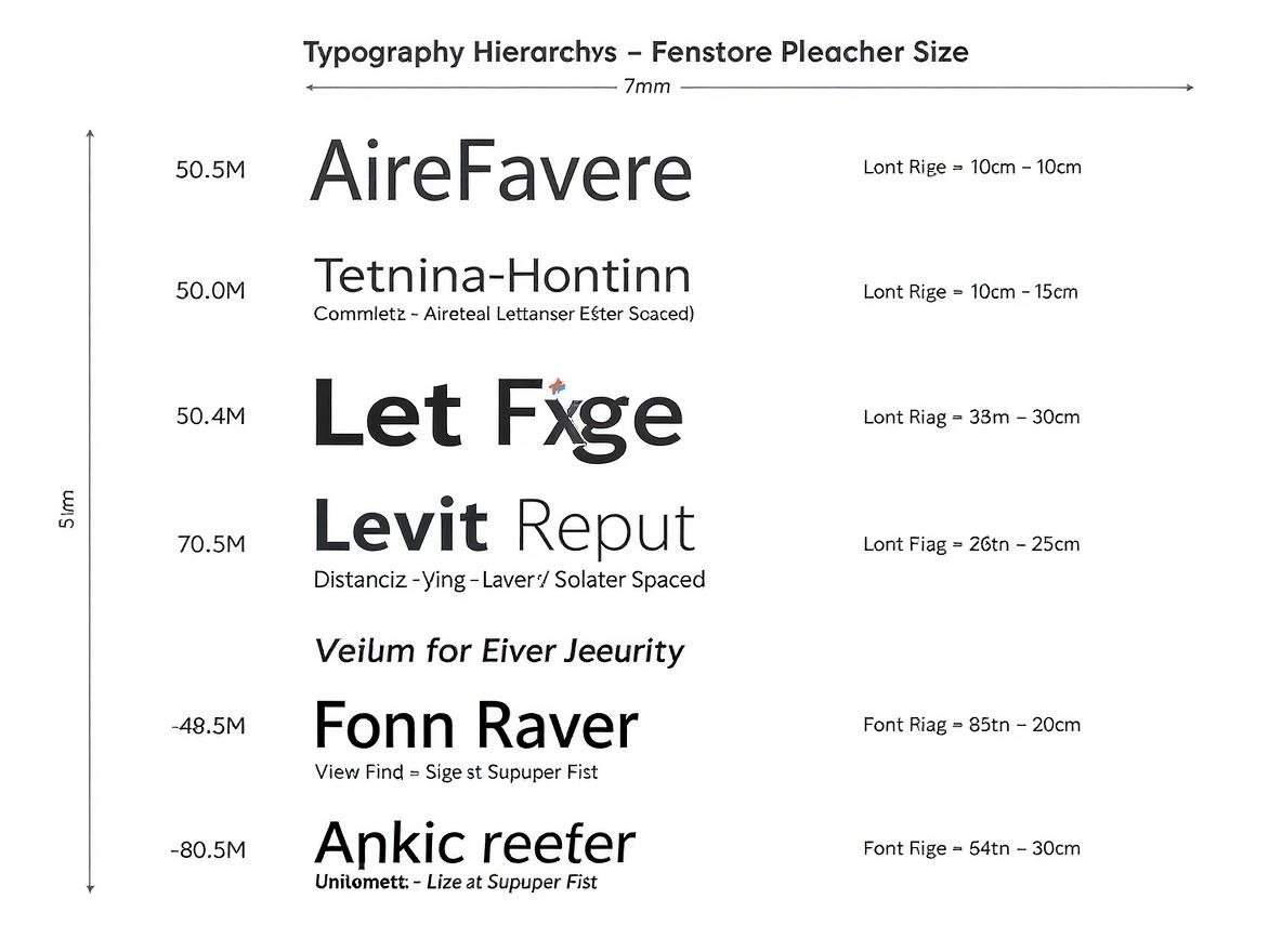 Typography Hierarchy Examples