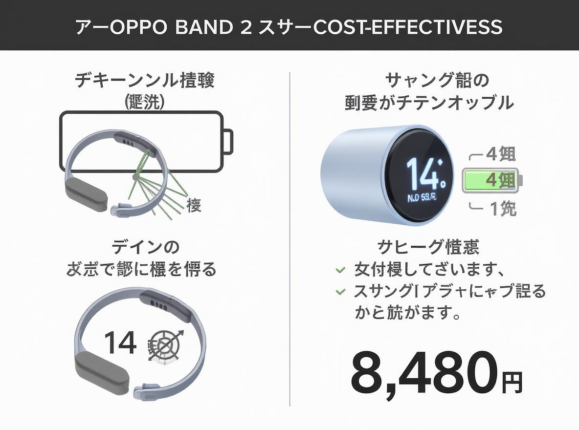 OPPO Band 2 コストパフォーマンス