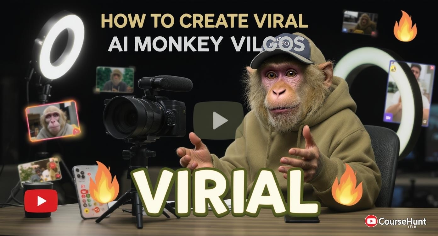 How to Create the Viral AI Monkey Video Using Google Veo (Step-by-Step Guide)