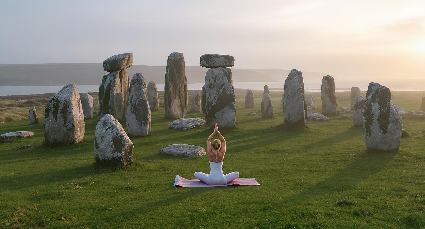 Méditation matinale aux alignements de Carnac