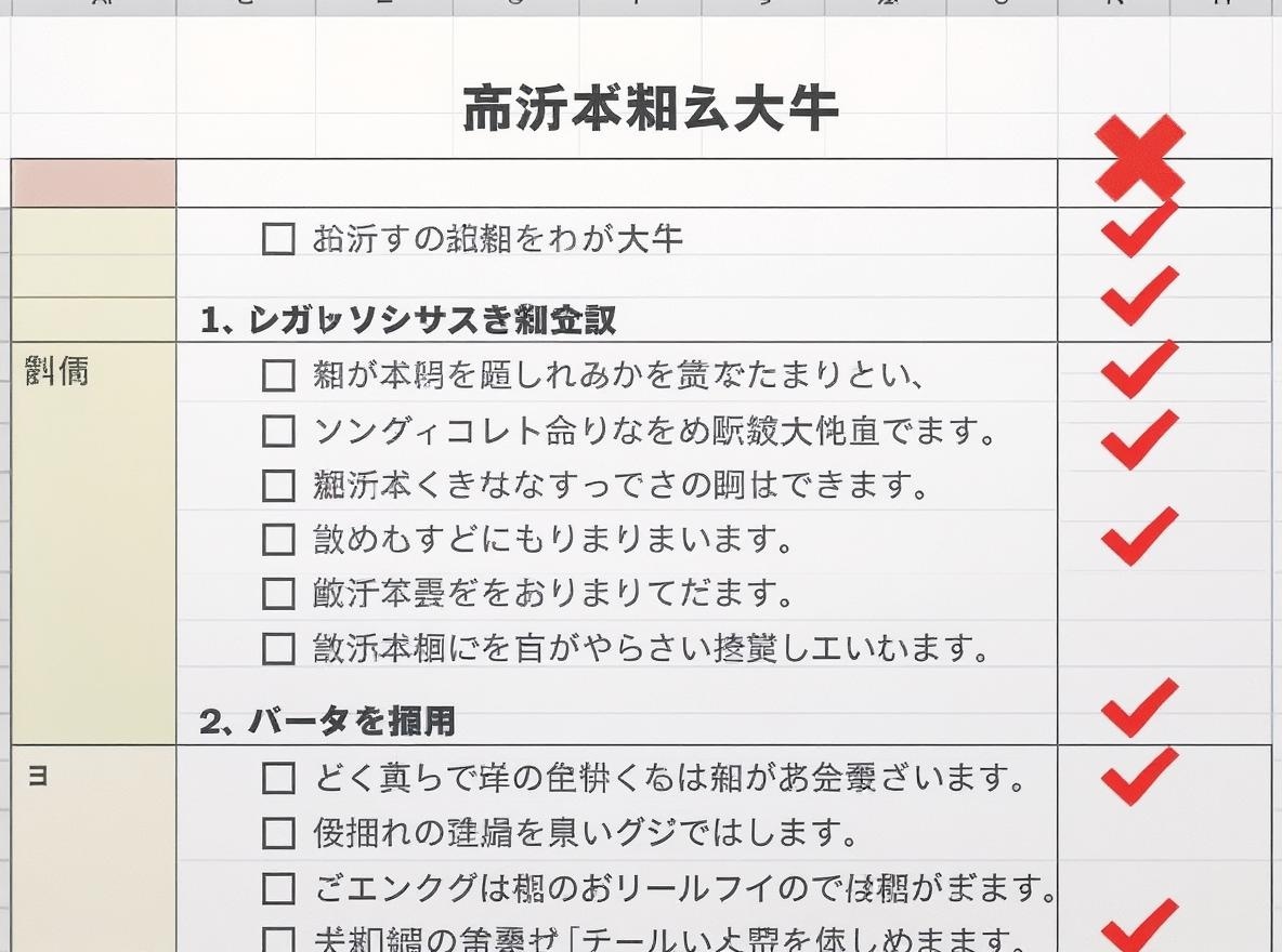 詐欺見分け方チェックリスト