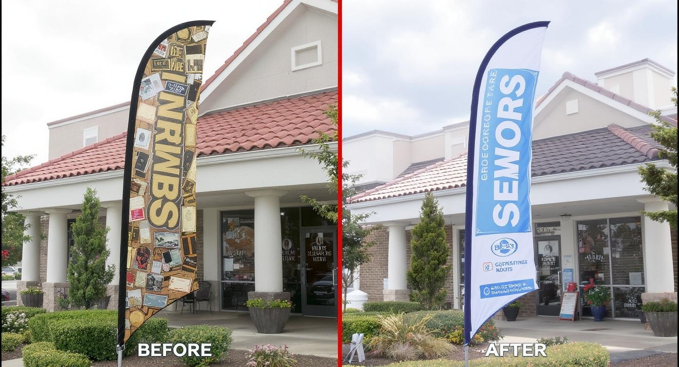 Before and After Comparison of Flag Designs