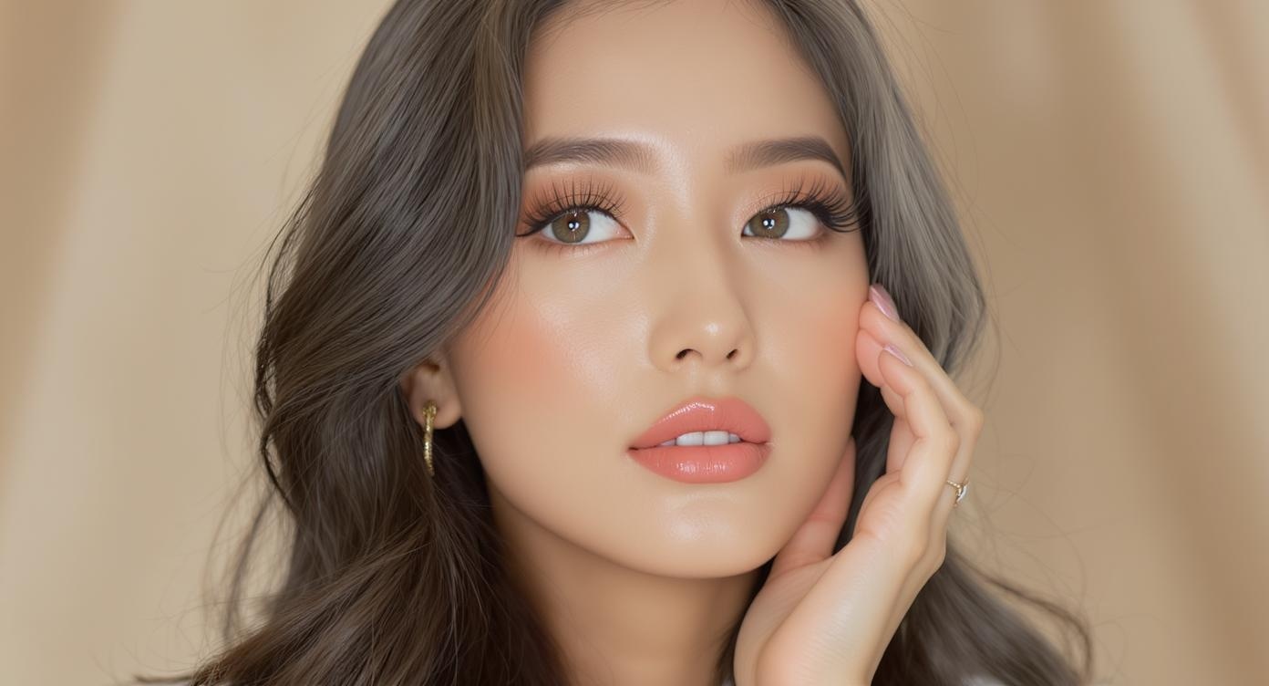 美しいまつ毛の女性