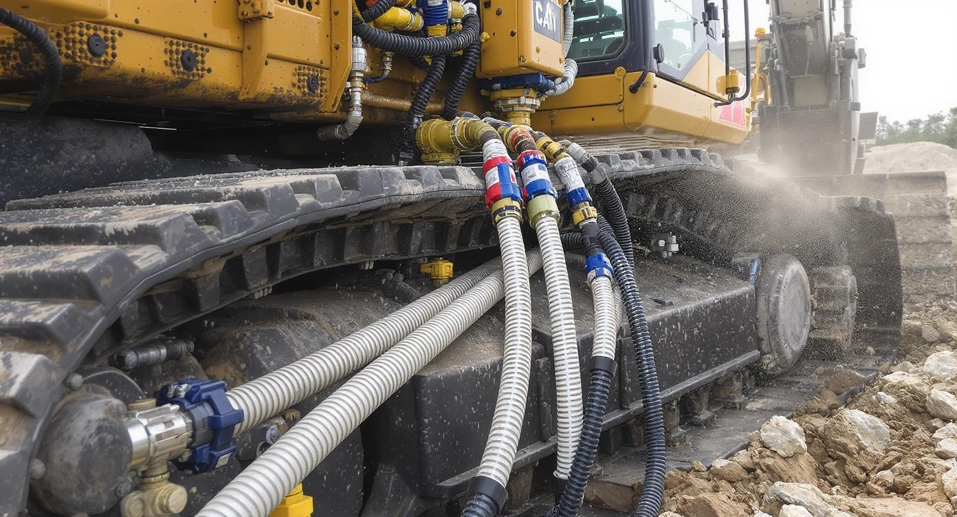 Рукава высокого давления спецтехника экскаватор погрузчик гидравлические системы РВД