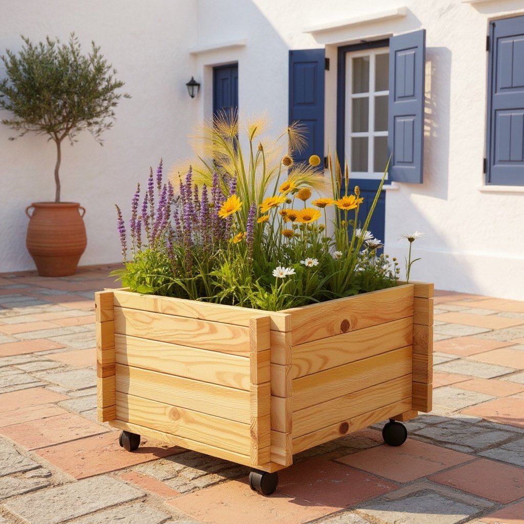 Medium planter box 80x80