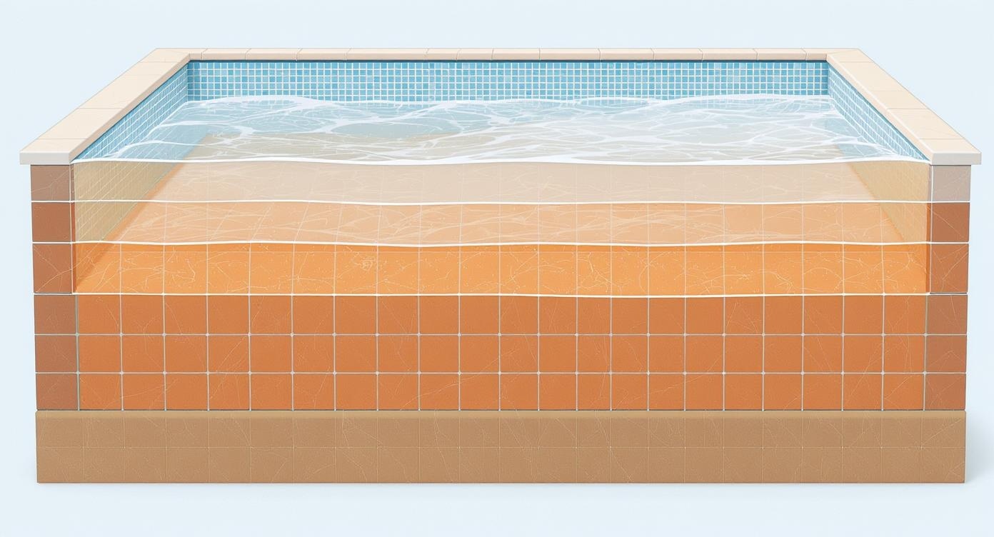 Água esbranquiçada