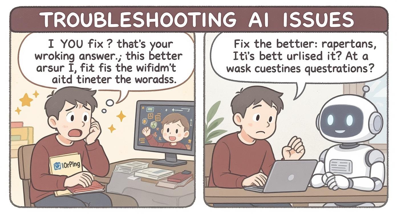 Troubleshooting AI