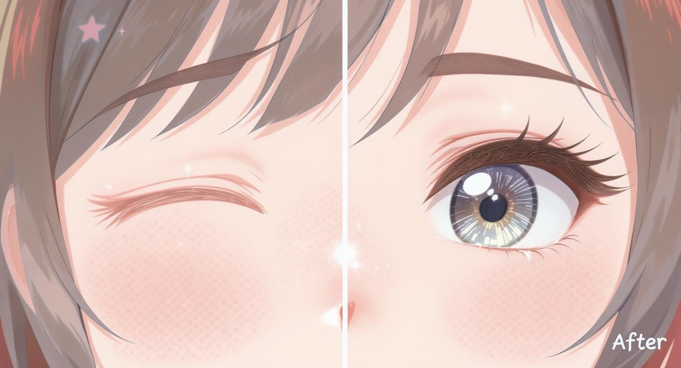 まつ毛ケアのイメージ