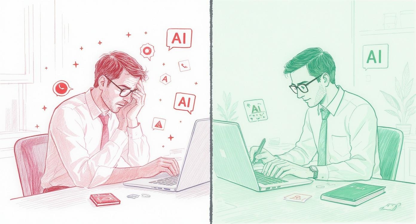 AI Productivity Contrast