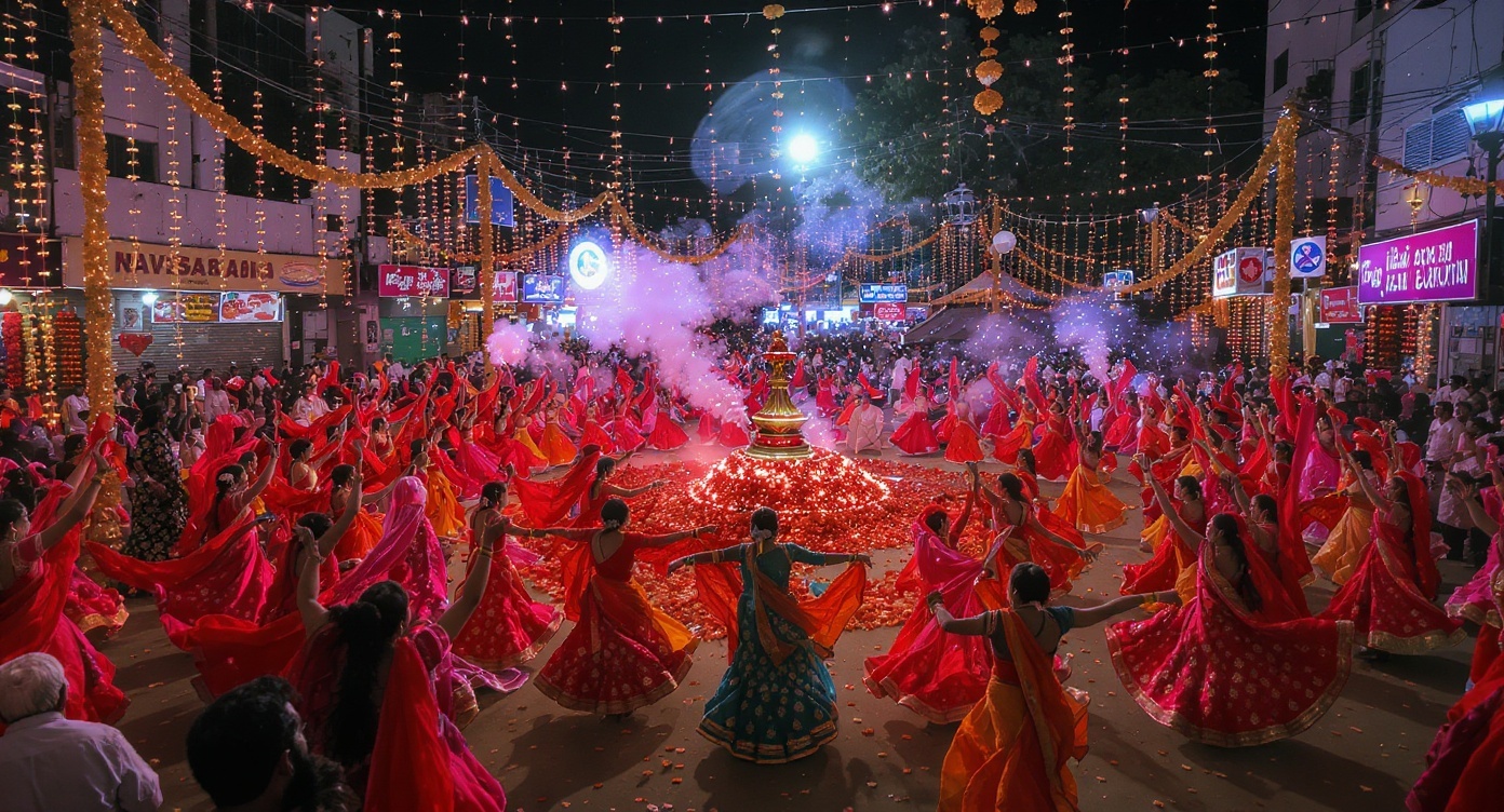 Cultural celebration in Navsari