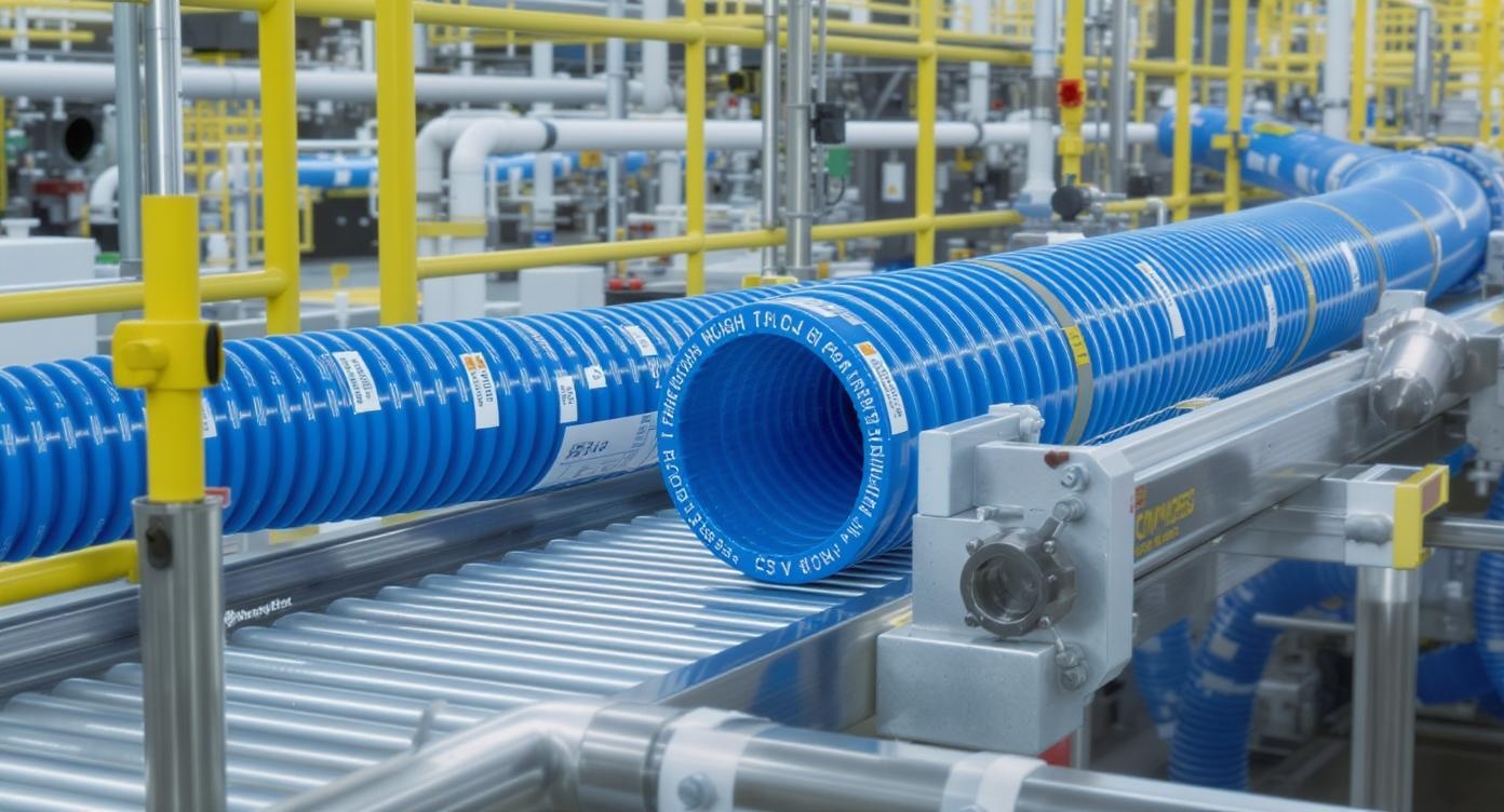 Химстойкие рукава для промышленных конвейеров агрессивные среды химическое производство заводское оборудование