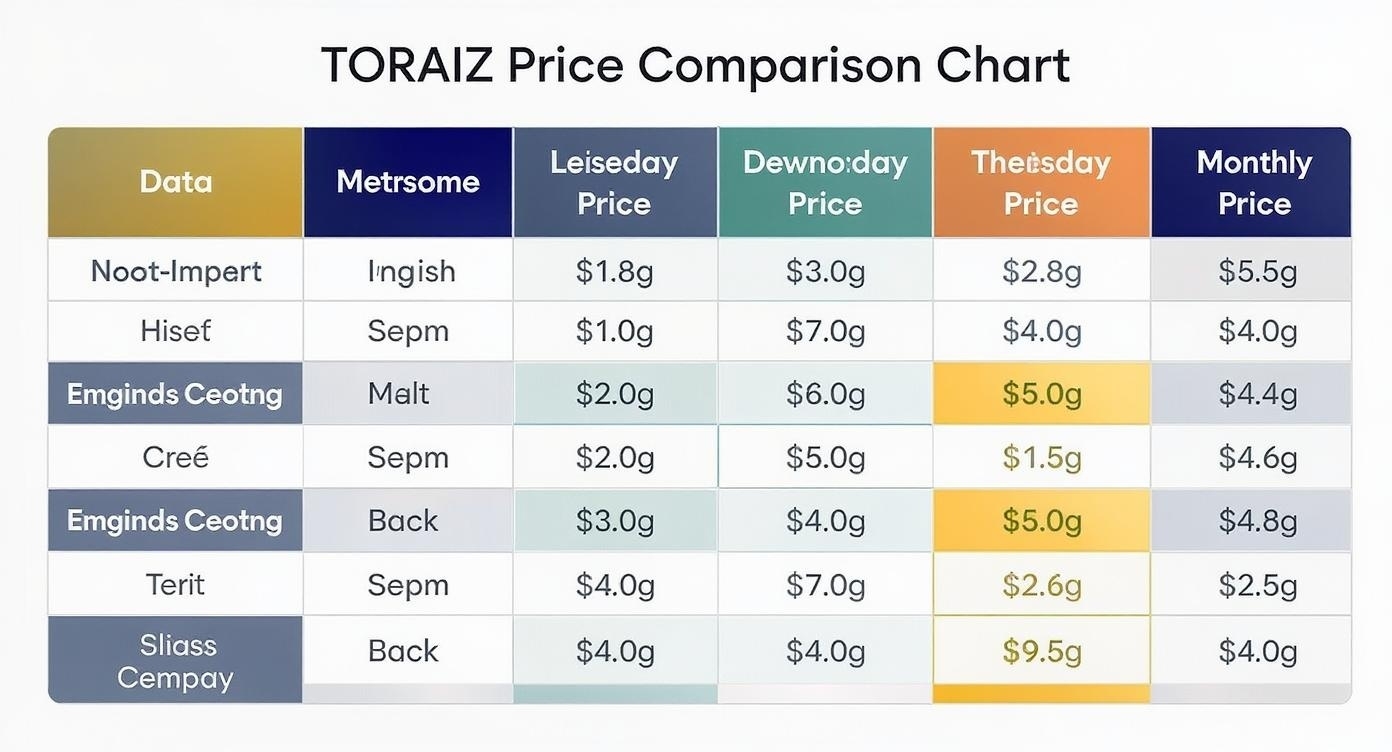 トライズ料金比較表