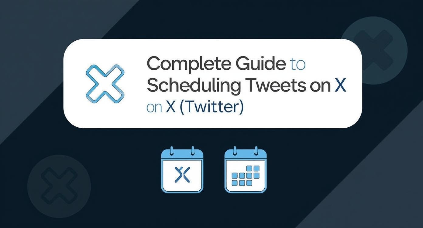 Complete Guide to Scheduling Tweets on X