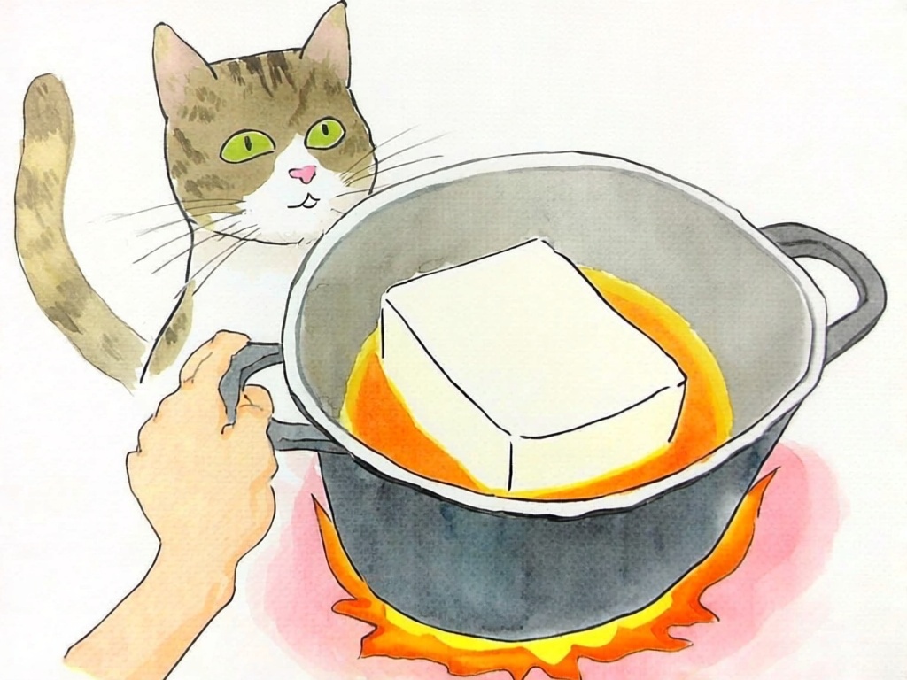 加熱調理の様子