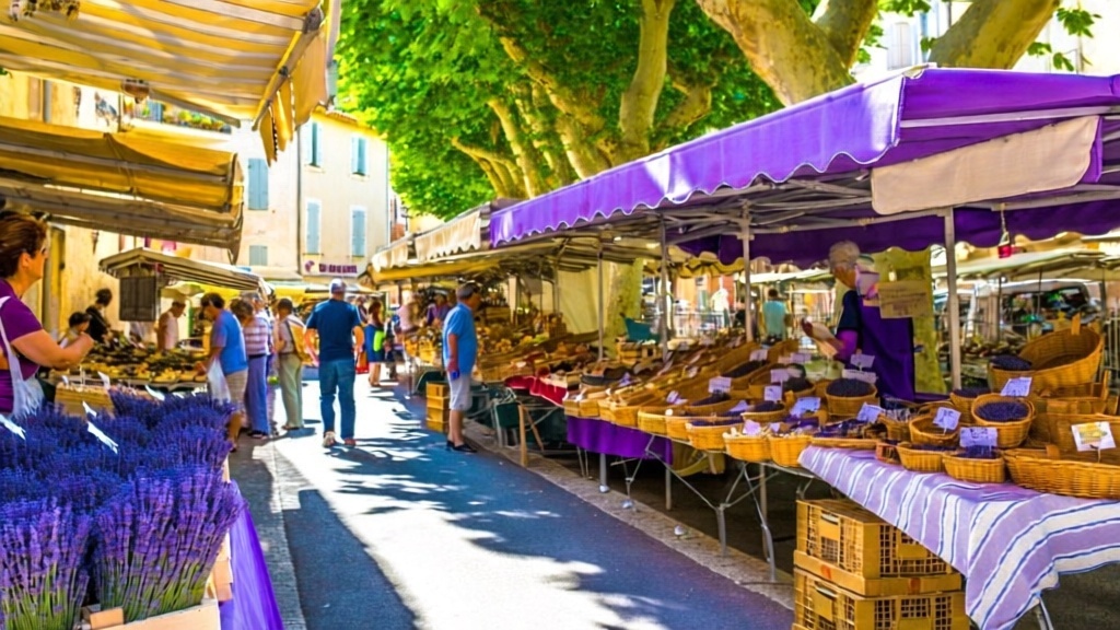 Marchés de Provence - Lavande et produits locaux