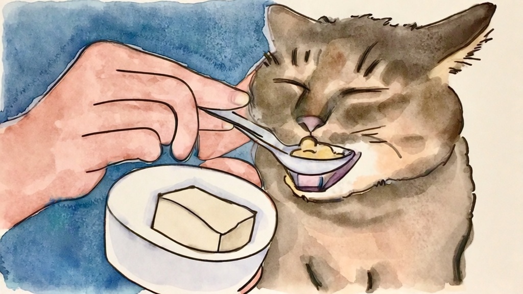 安全な給餌シーン