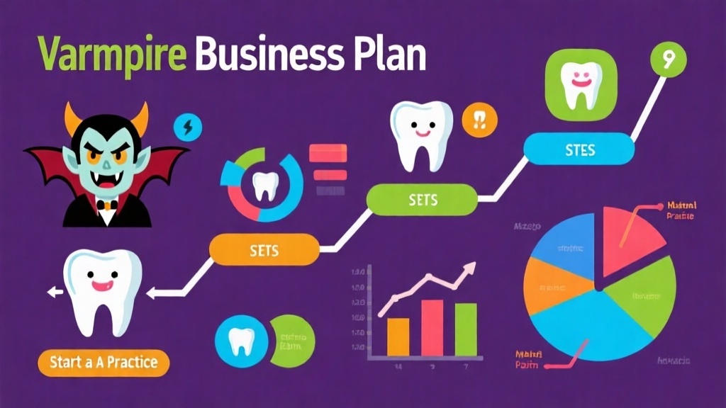 Vampire dental business plan infographic