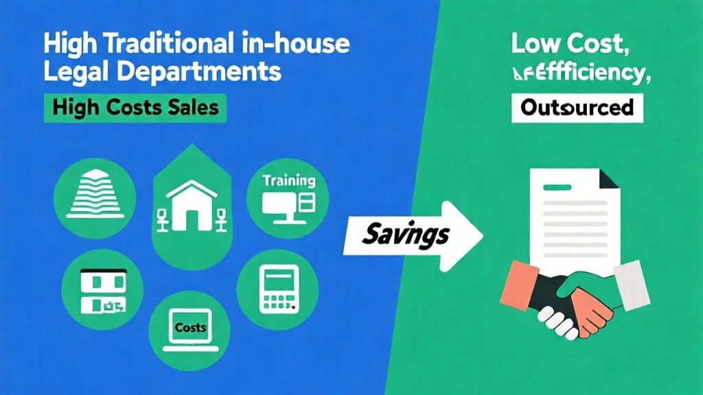 So sánh chi phí giữa phòng pháp chế nội bộ và dịch vụ thuê ngoài