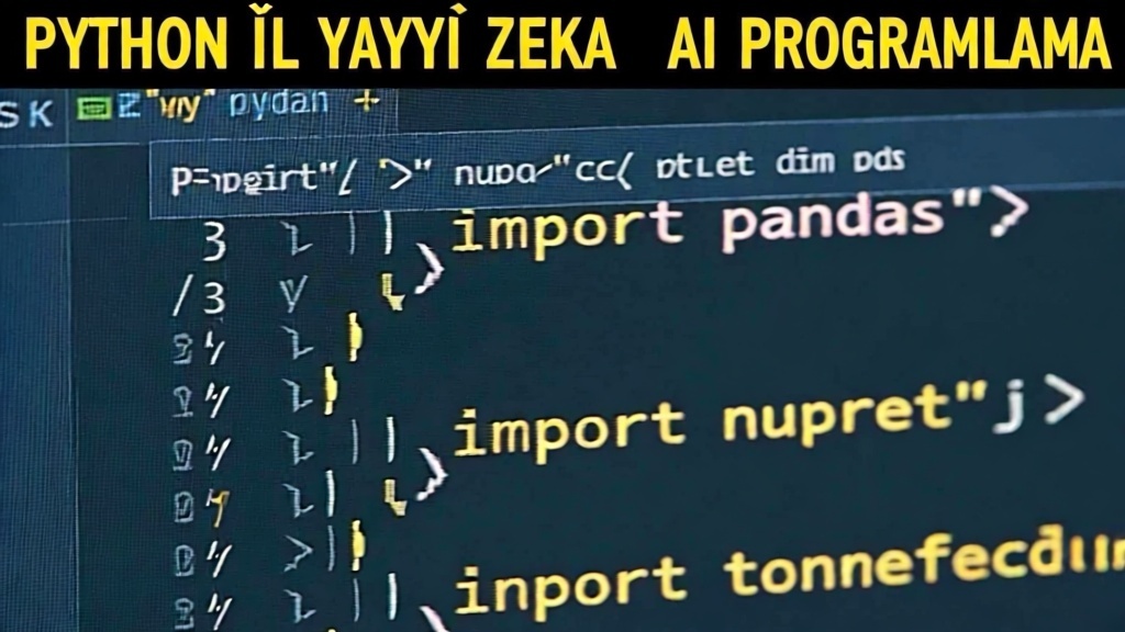 Python AI Programlama Kod Görseli