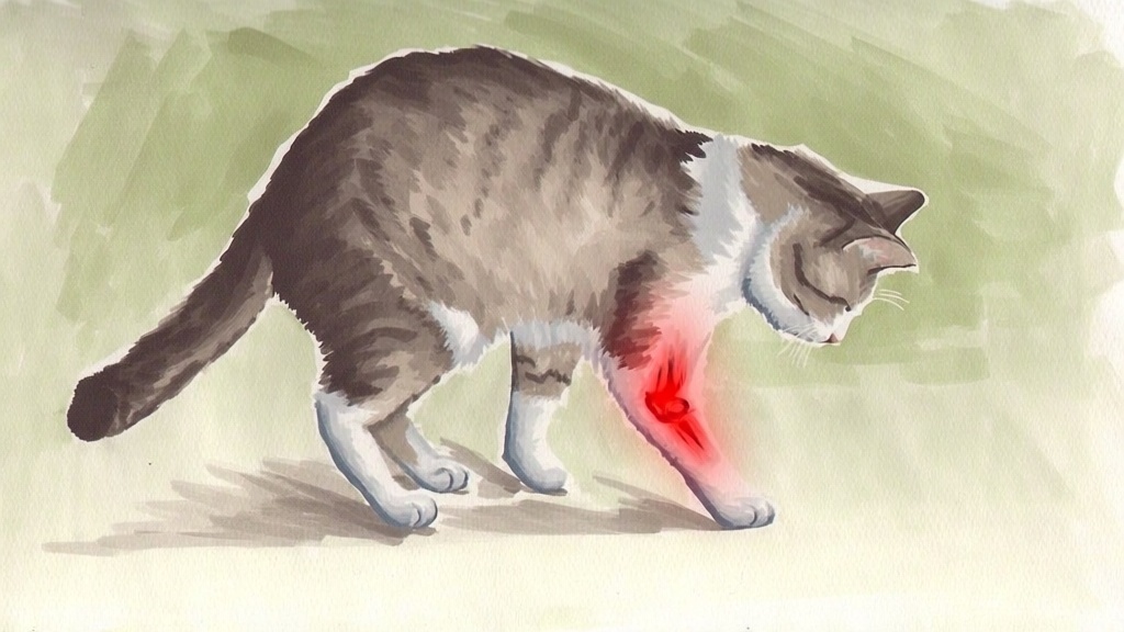 高齢猫の関節炎症状