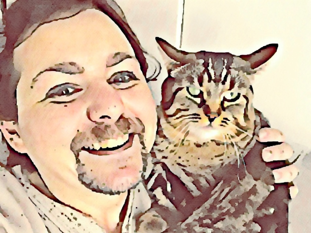 長寿猫のお祝いイメージ