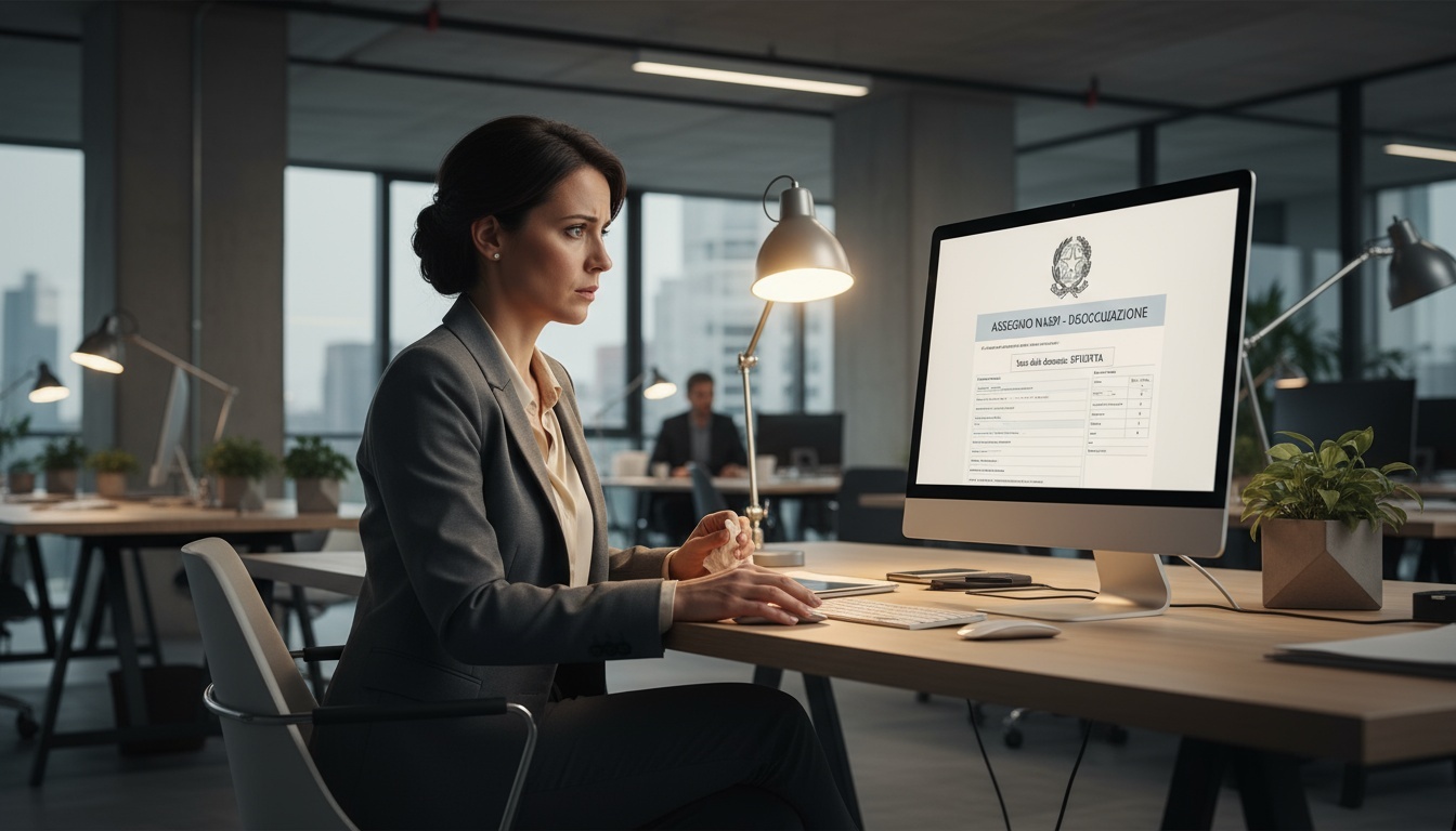 Lavoratore preoccupato per le nuove regole NASPI 2025