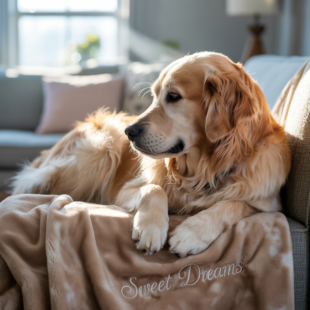 Peaceful dog sleeping contentedly demonstrating the importance of rest and self-care