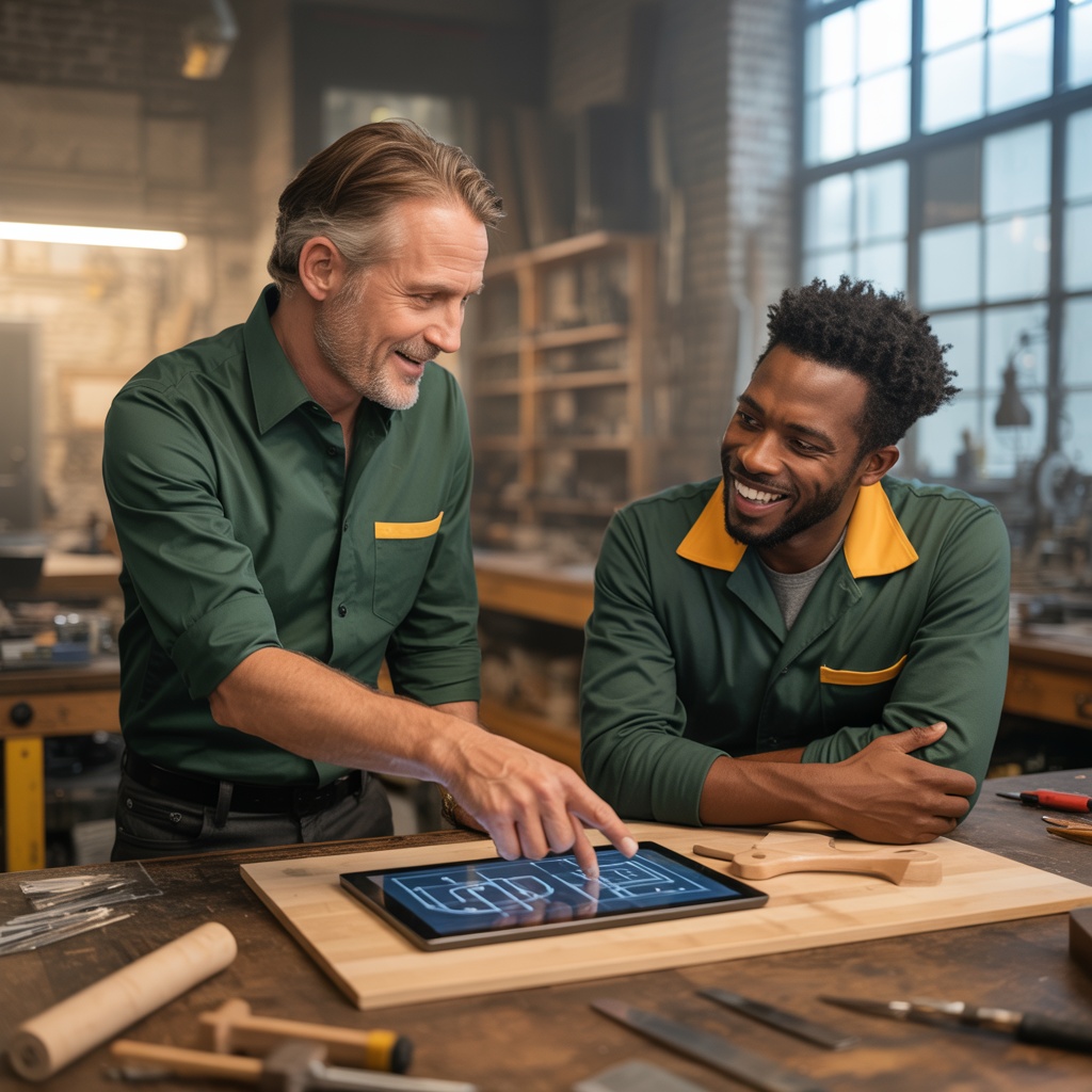 Beratung im Handwerksbetrieb