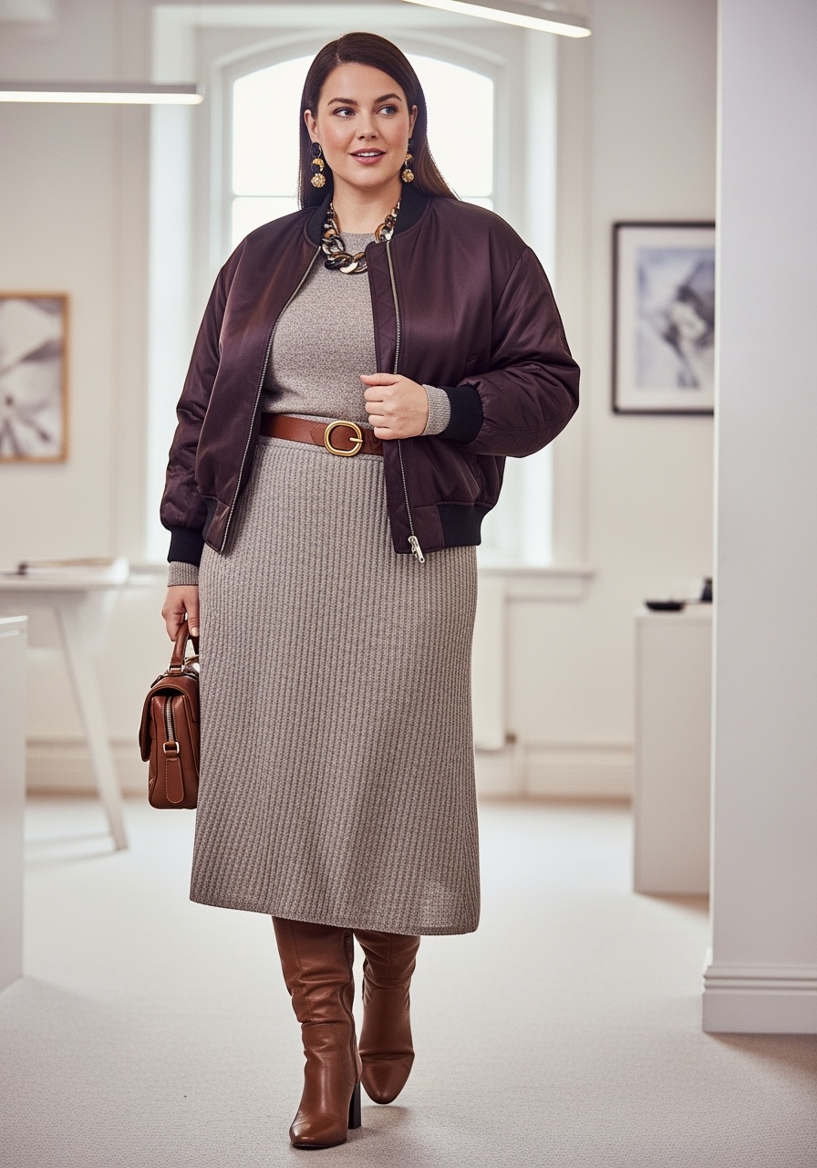 Luxe Bomber Contemporary Edge