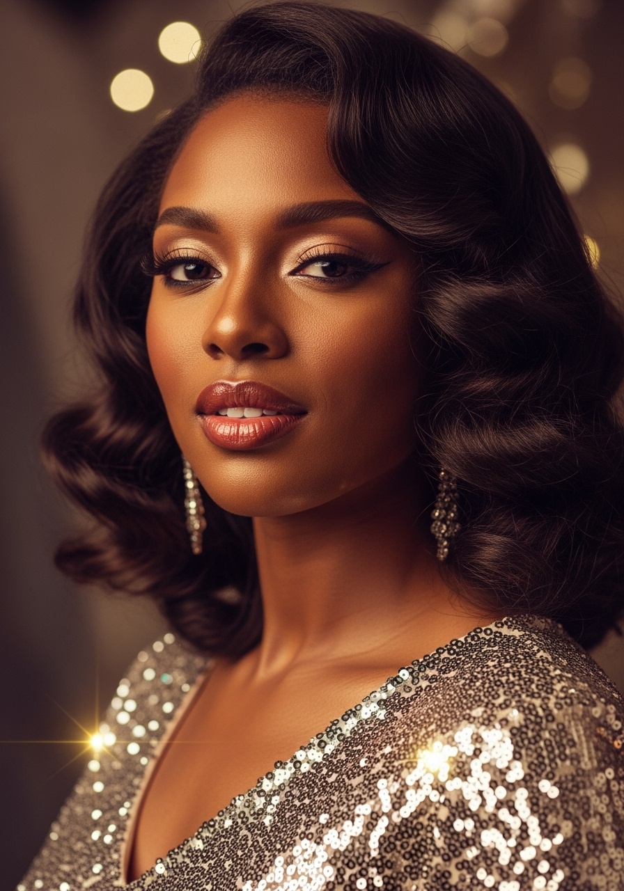 Hollywood Glam Waves