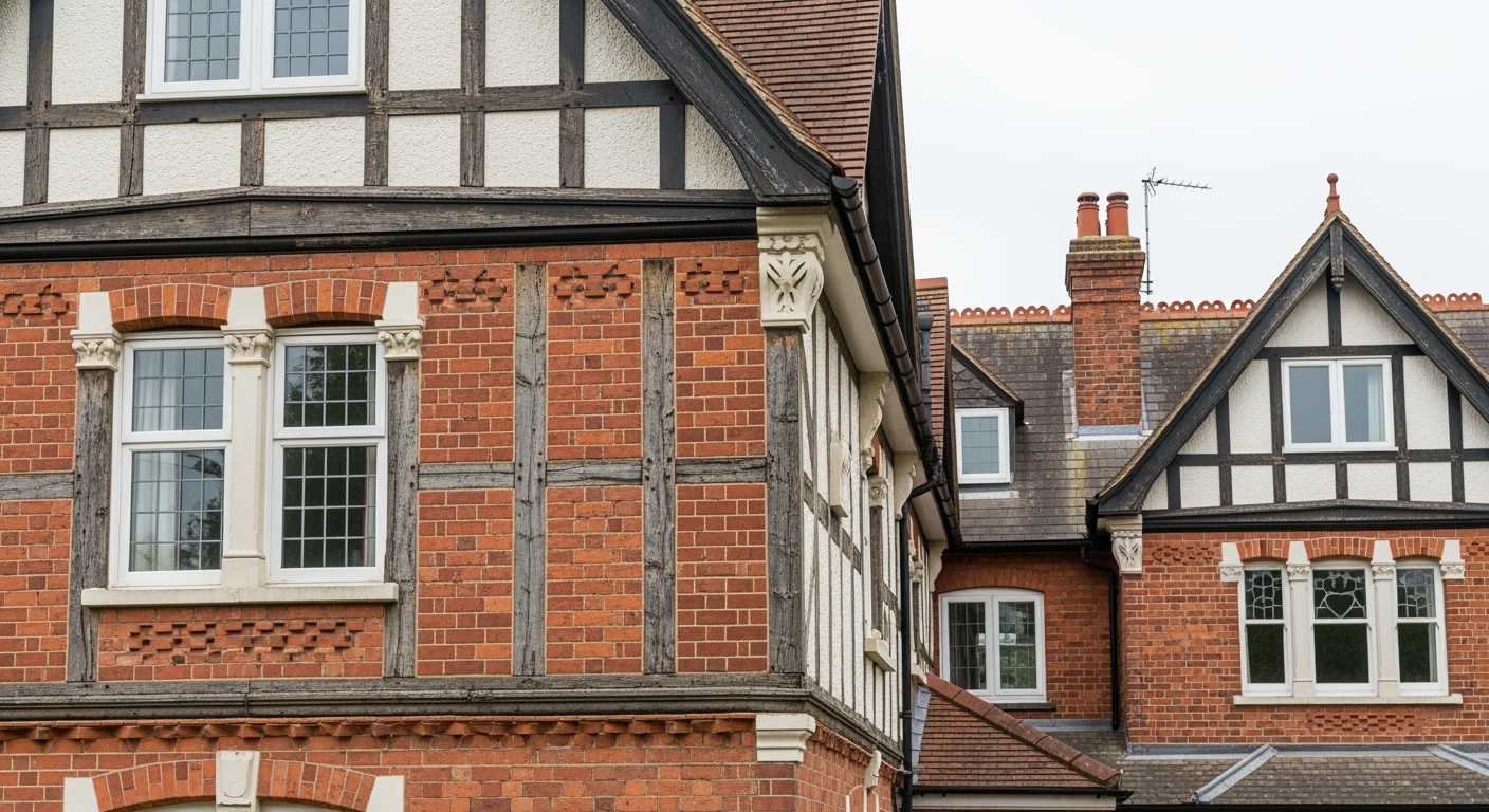 Victorian house structural inspection showing timber frames and brickwork details