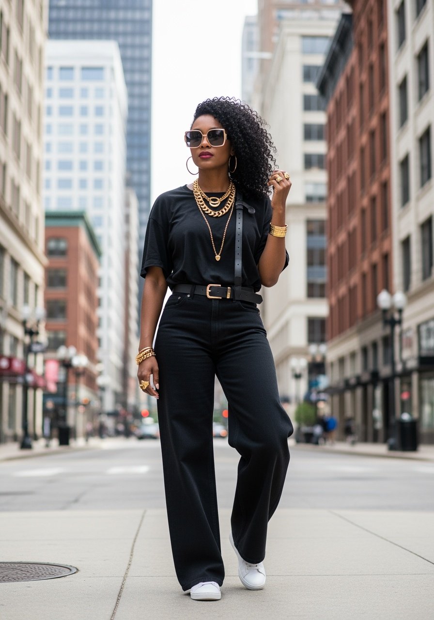 Chic Monochrome Street Style