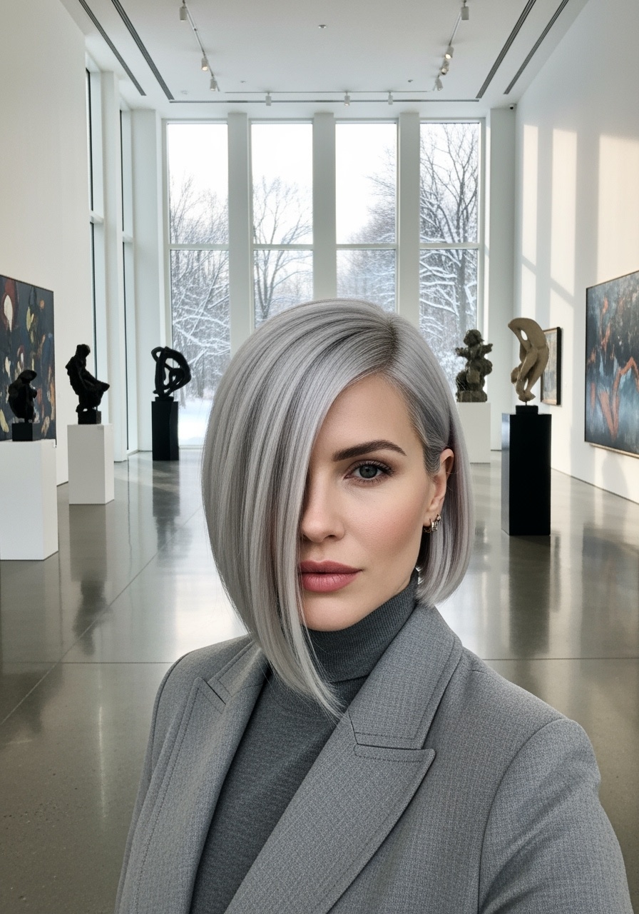 Asymmetrical Bob with Soft Layers
