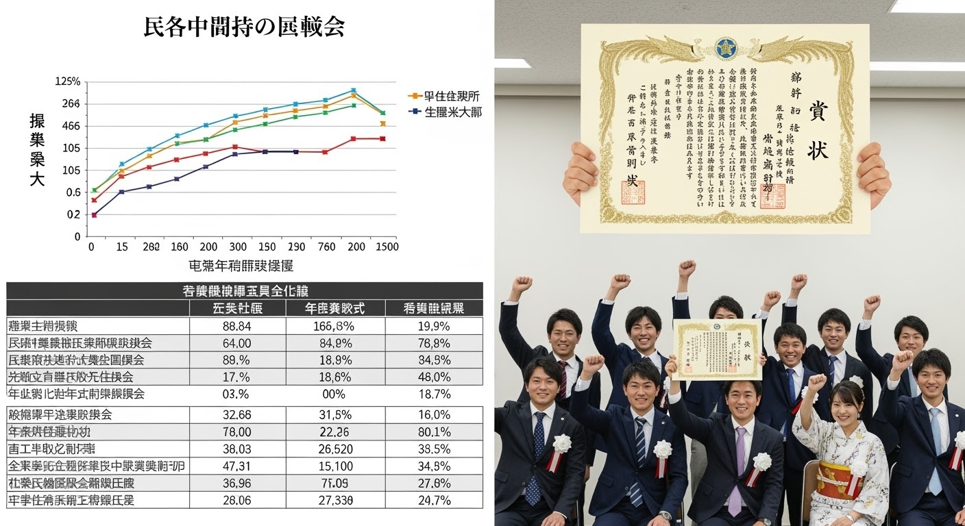 合格率・難易度のイメージ