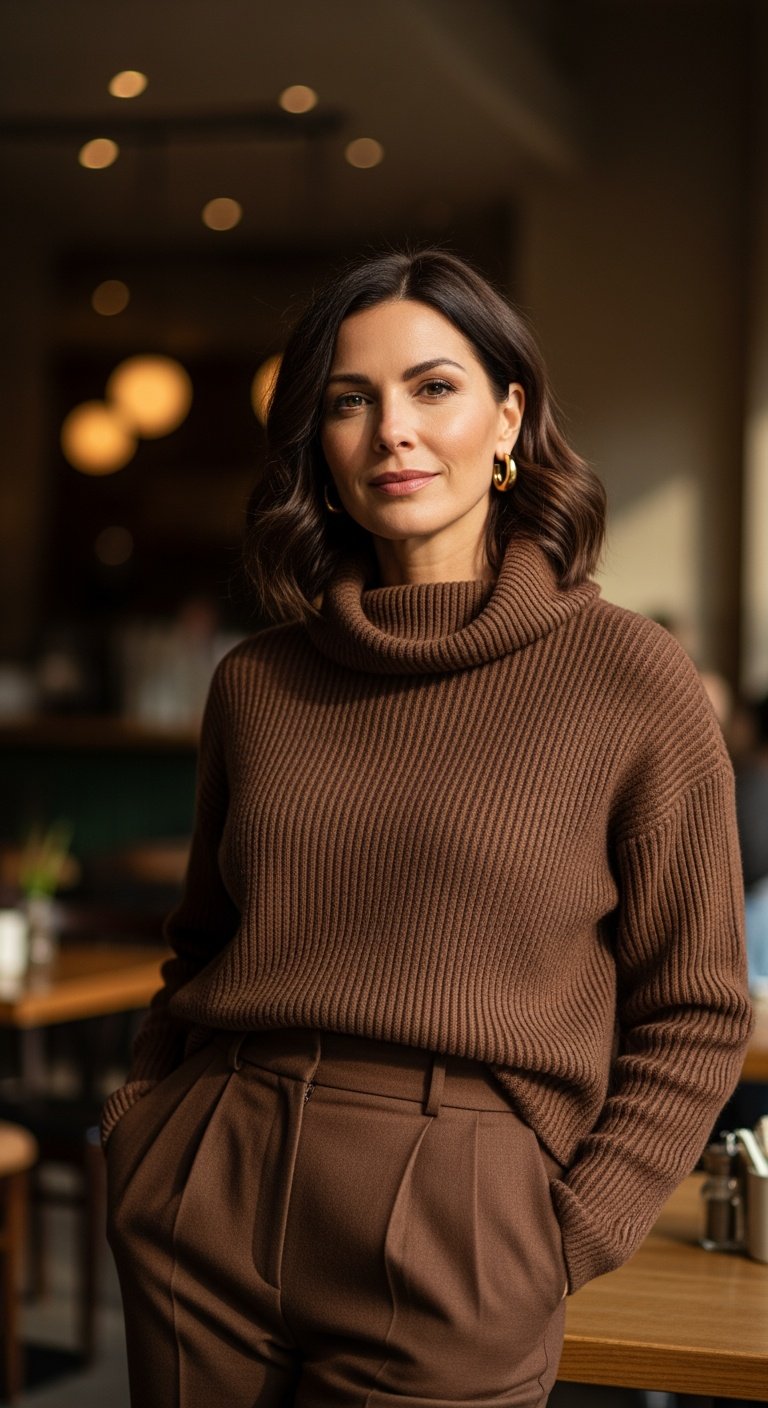 Soft Power in Chocolate Tones