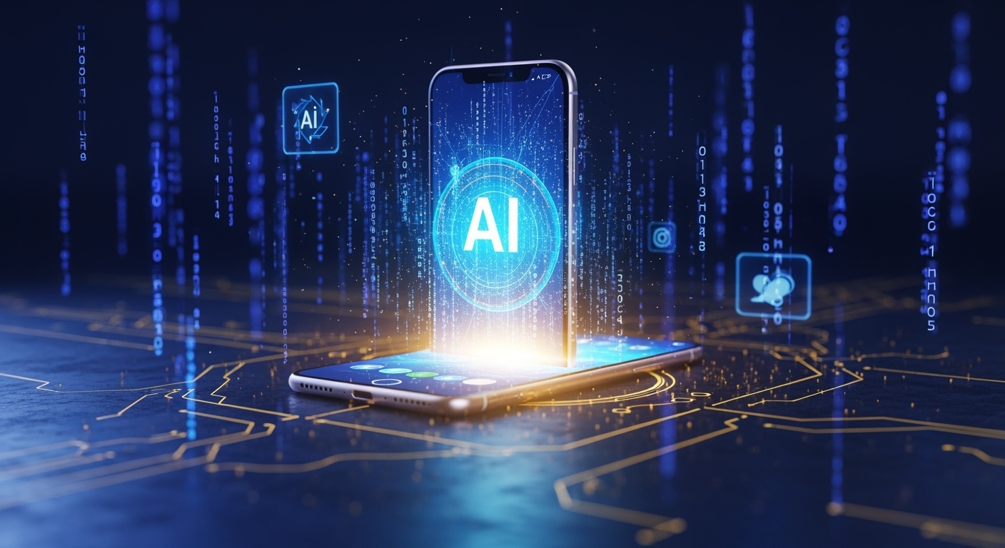Visualizzazione concept della rivoluzione AI mobile con Google AI Edge Gallery