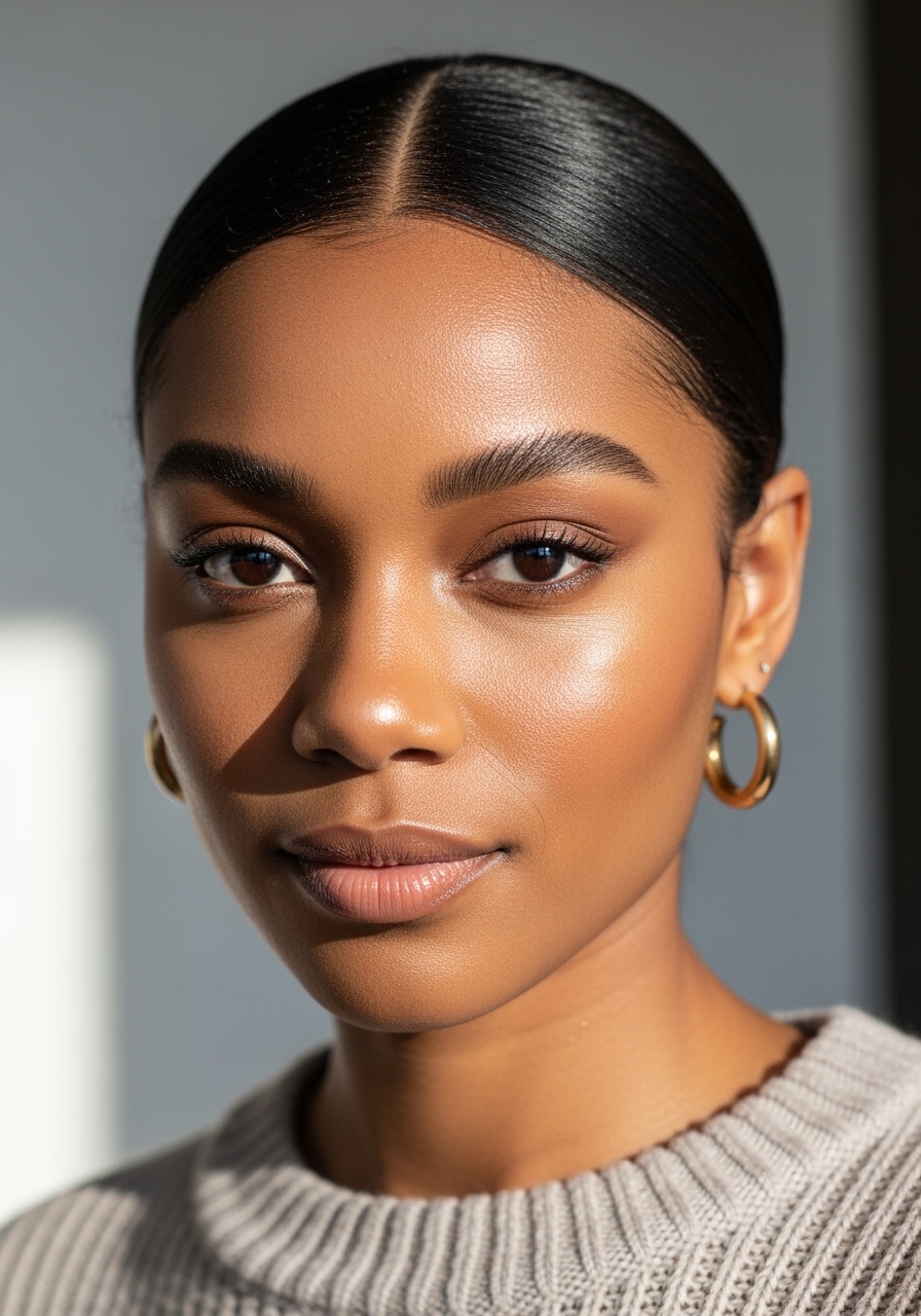 Sleek Low Ponytail