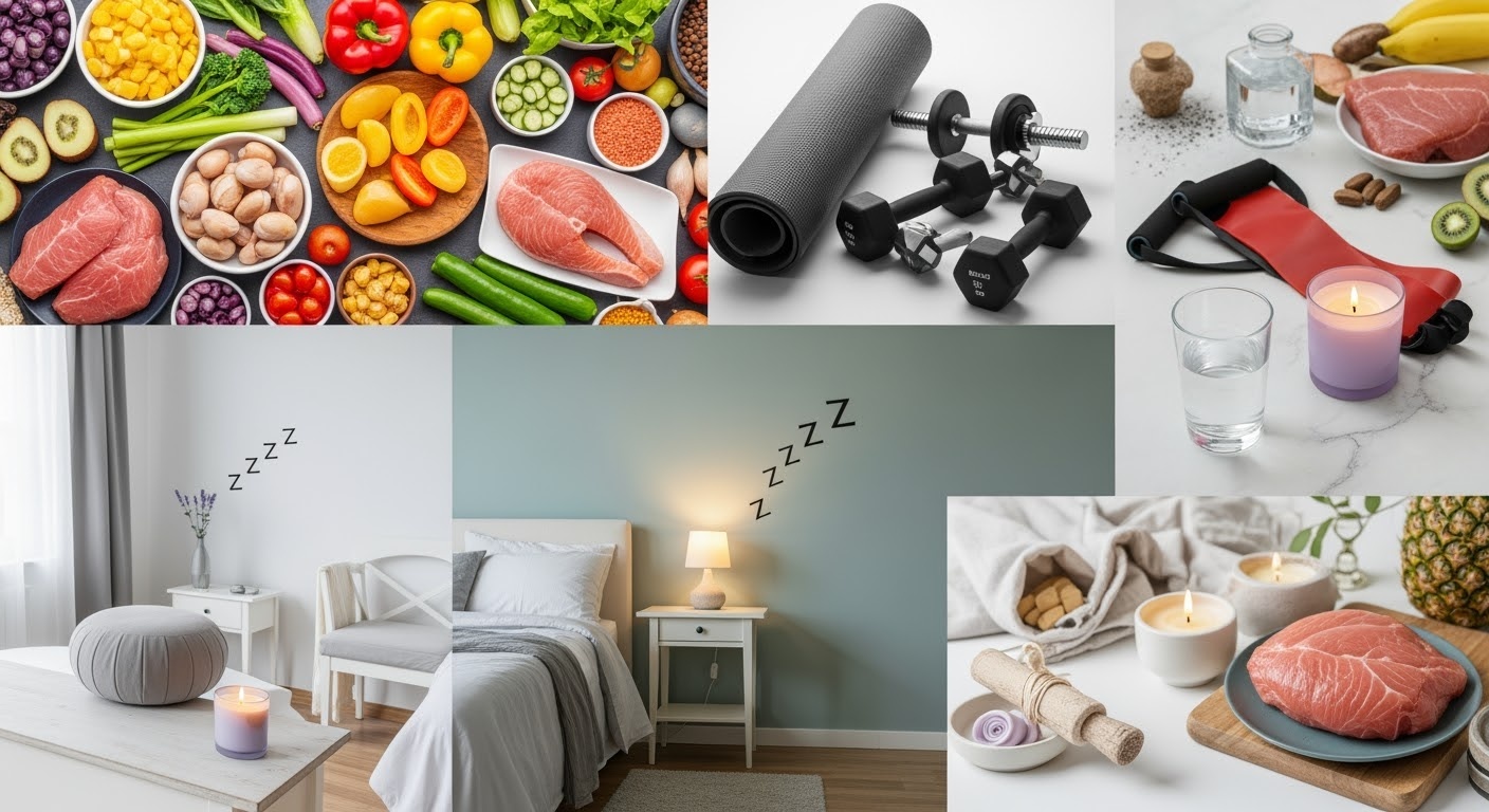 Healthy lifestyle elements for NAD+ optimization