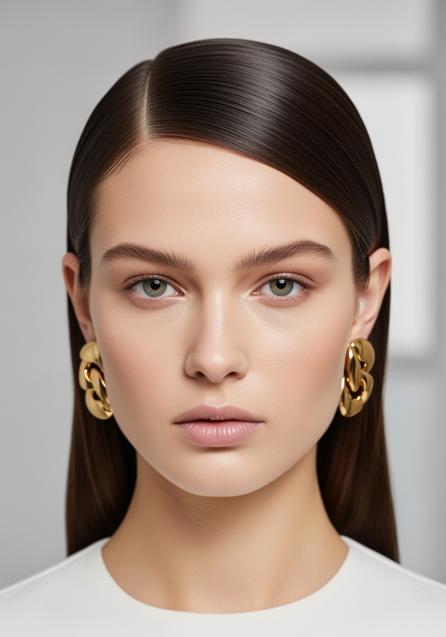 Minimalist Straight with Gold Accessories
