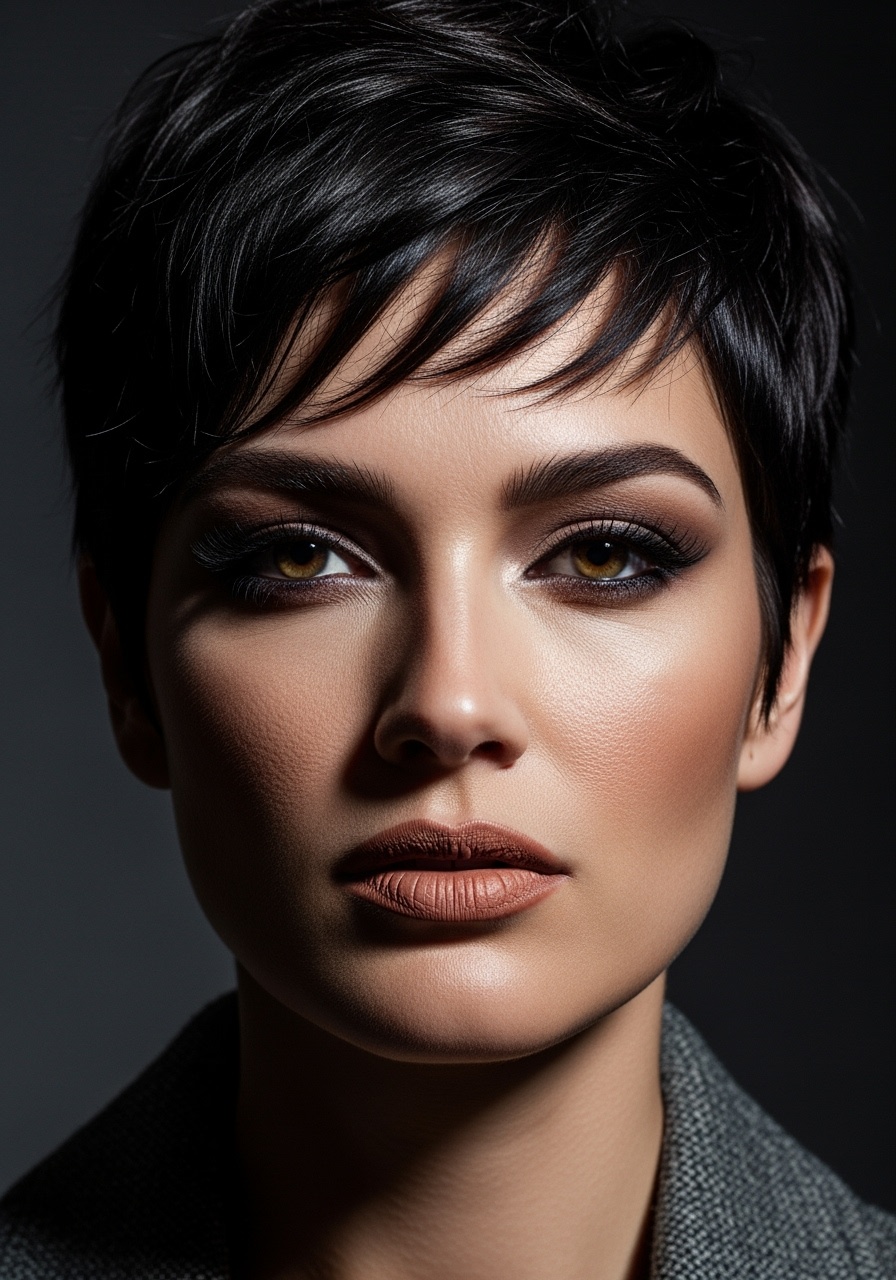 Textured Dark Pixie