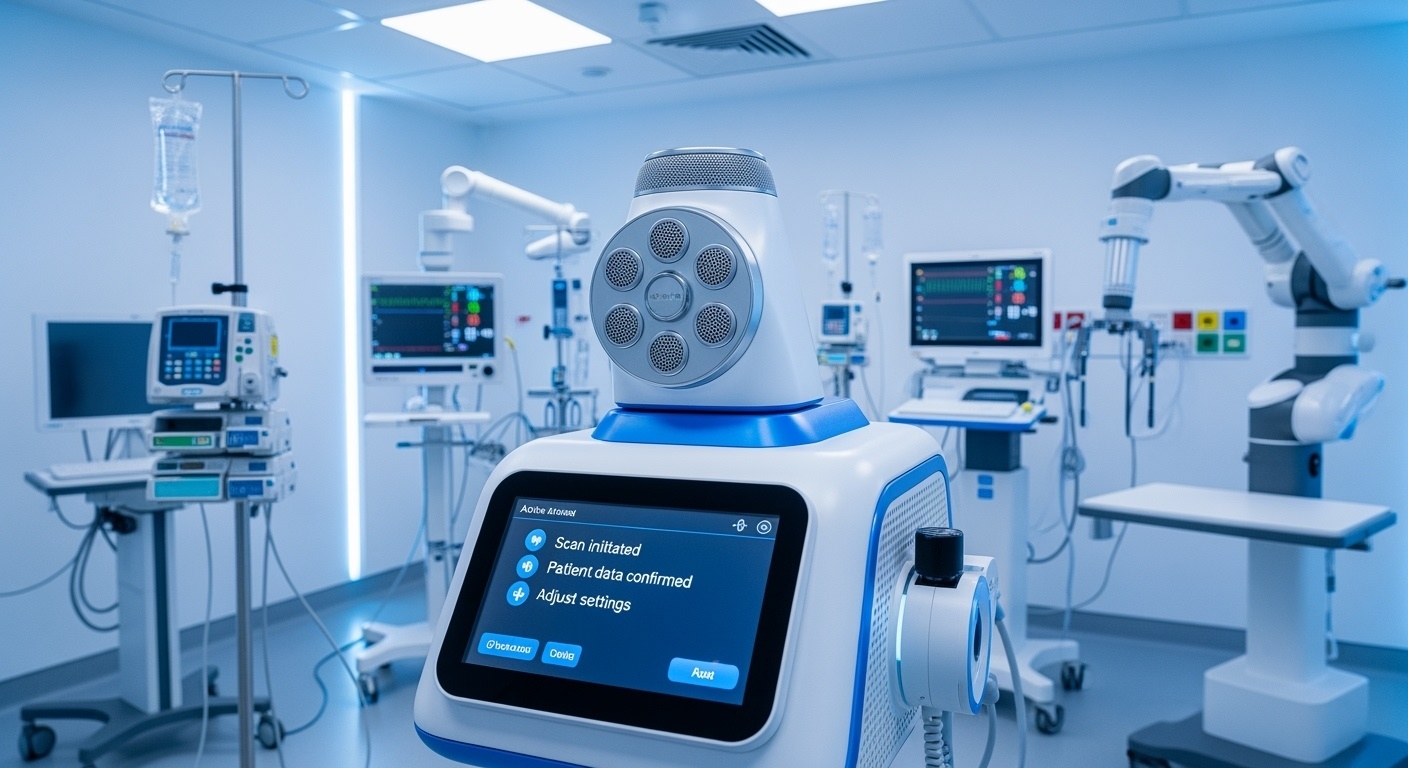 Professional Medical Device with Voice AI Integration