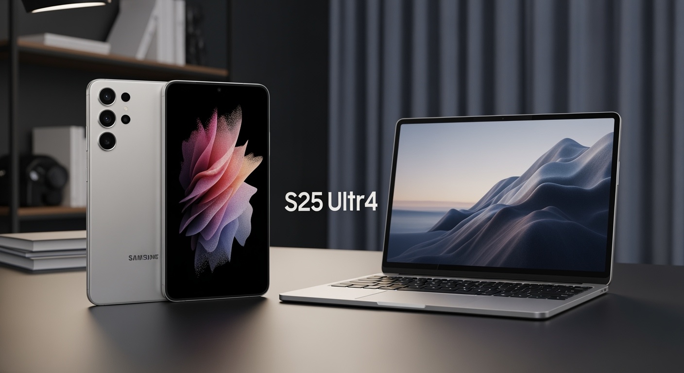 Ecosistema Samsung Galaxy S25 Ultra e Book4