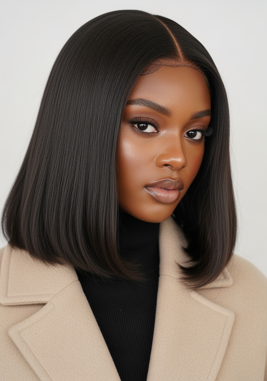 Polished Middle Part
