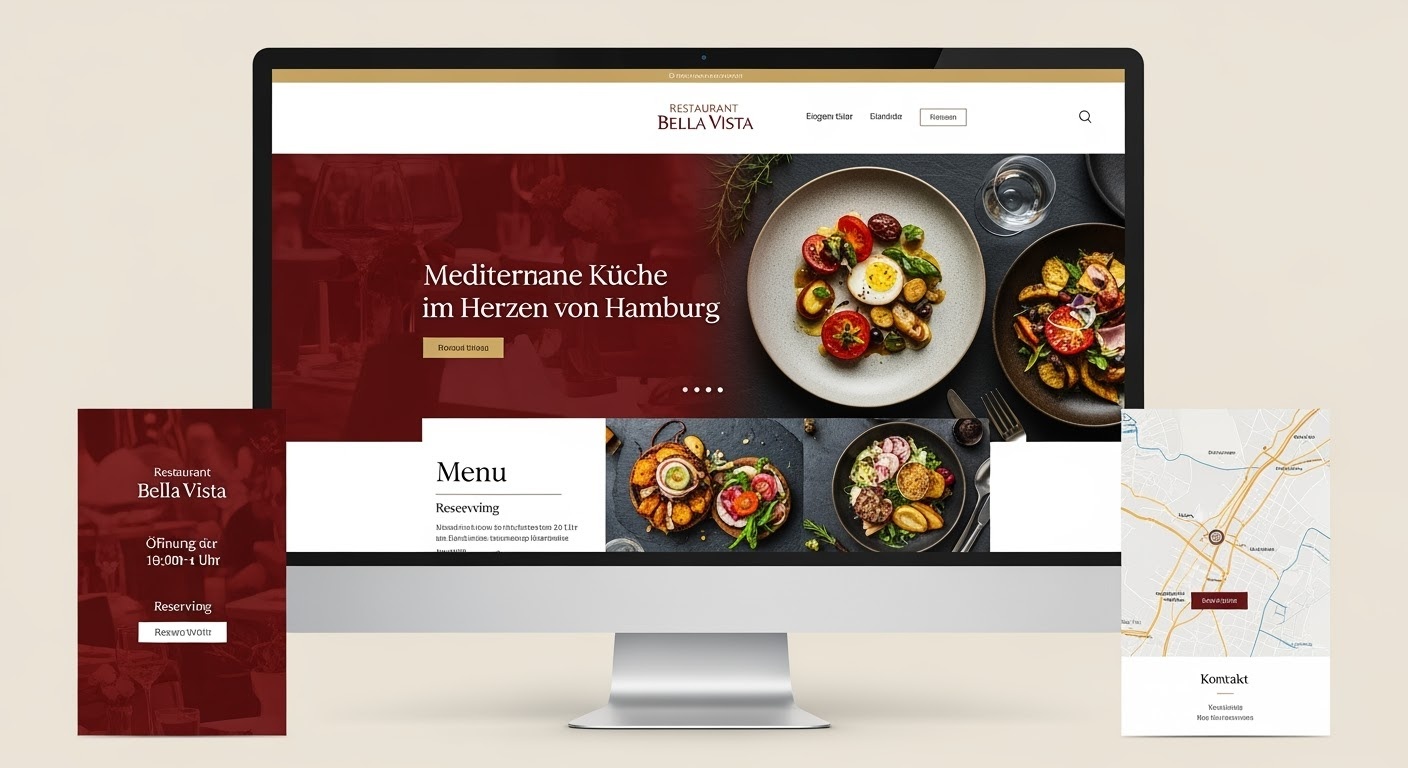 Restaurant Website Beispiel