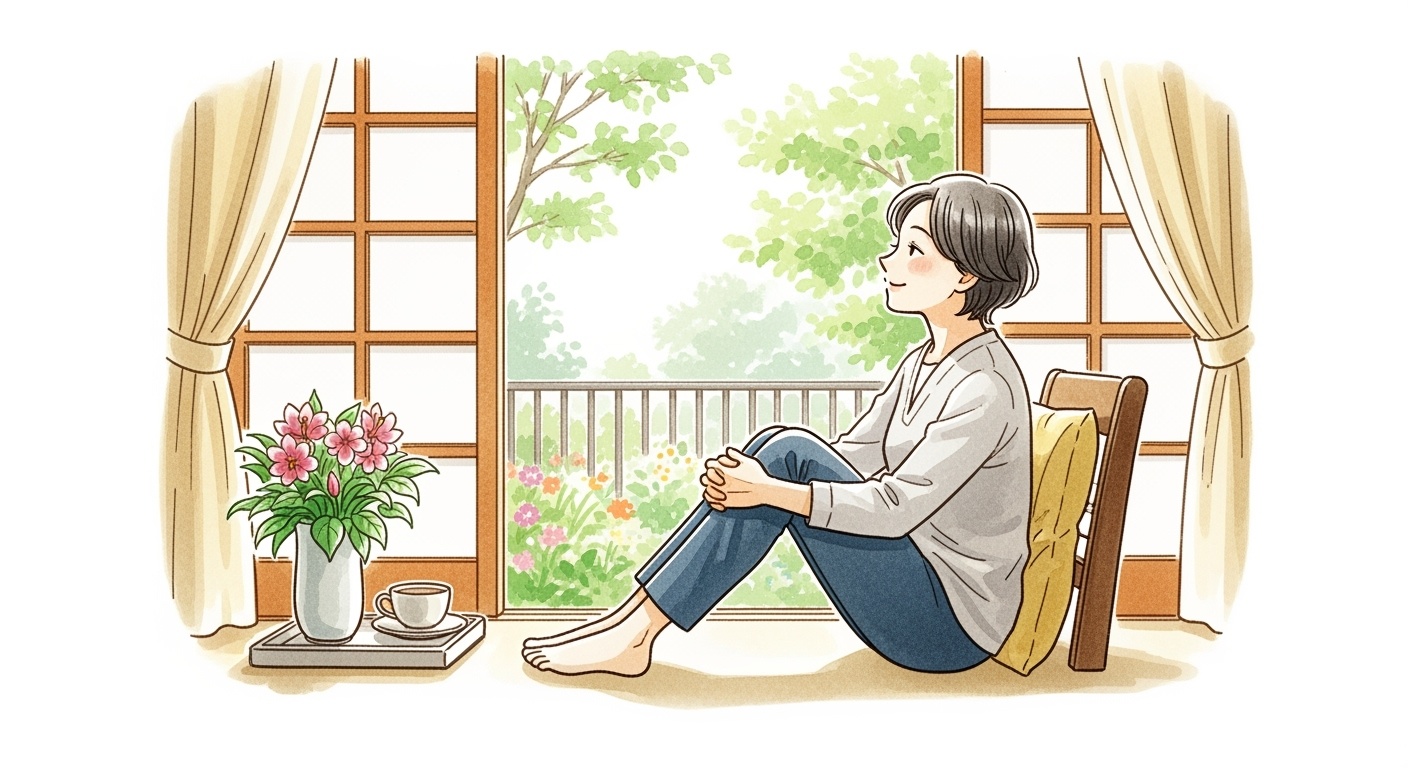 希望に満ちた美智子さん